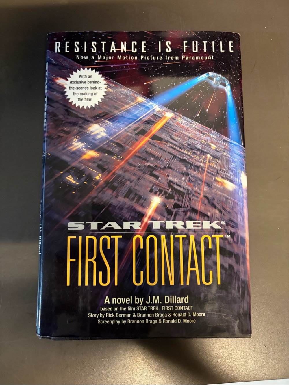 Star Trek First Contact Hardcover Book